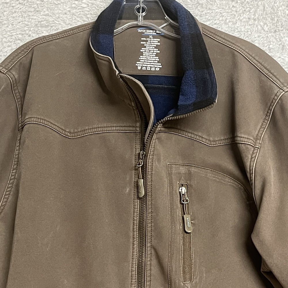 Dutch Harbor Gear Performance Series Chore Outdoor Coat‎ Plaid Flannel Lined XL - Picture 2 of 13